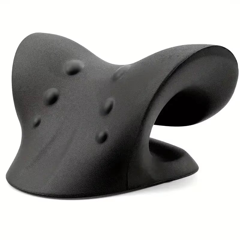 C-Type Neck Shoulder Relaxer Cervical Spine Stretch Muscle Relaxation Traction Device Massage Pillow Correction Chiropractic